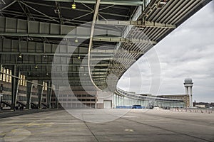 A Side-view of Berlin Tempelhof airport in South- Central Berlin, Germany