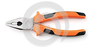 Side view of combination pliers