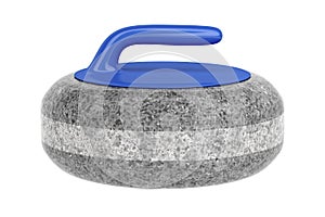 Side view of curling stone