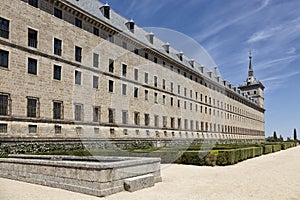 Side view of El Escorial