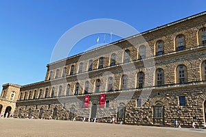 The facade of the Pitti Palace in Florence photo