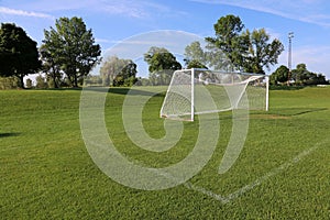 Side-View Football Pitch