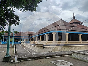 Side view of the Grand Mosque of Kraton Surakarta