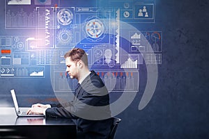 Innovation and hud concept