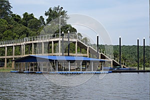 Jetty on Lake Chini
