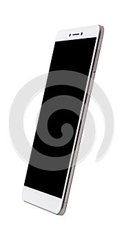 Side view of a large screen smartphone