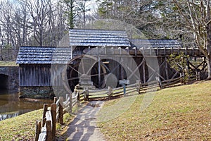 Side View of Mabry Mill