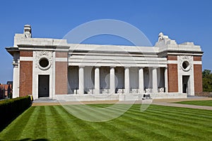 Side View of the Menin Gate in Ypres