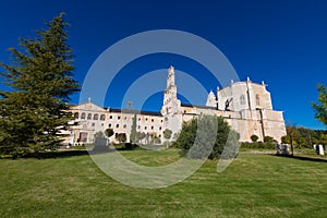 Side view of Monastery of Santa Maria de la Vid photo