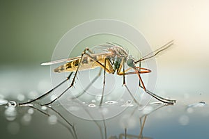 Side view of mosquito