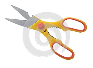 Side view of multipurpose kitchen shears