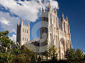 Side view of National Cathedral