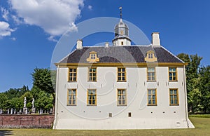 Side view of the old dutch mansion Fraeylemaborg in Slochteren photo