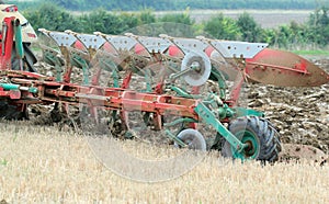 Side view of plough or plow.