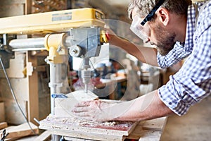 Carpenter in Workshop