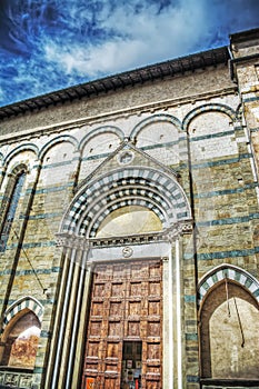 Side view of San Paolo church in hdr