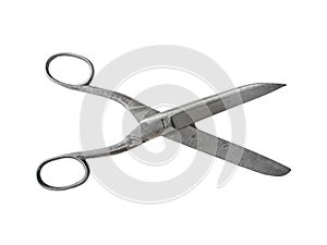 Side View Scissor Isolated Photo