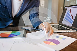 Side view shot of a businessman