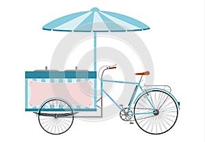 The ice cream bike. photo