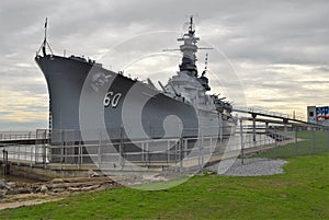 Side View of USS Alabama