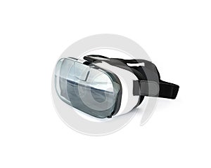 VR Glasses or Virtual Reality Headset isolated on white