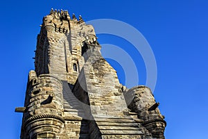 Side view of the Wallace Monument Landmark