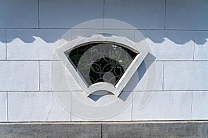 The side wall window of National Taiwan Democracy Memorial Hall