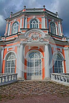 Side wing of Big stone greenhouse in Kuskovo estate in Moscow