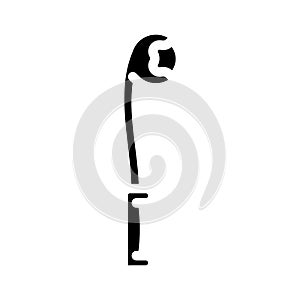 sidearm ball thrower glyph icon vector illustration photo