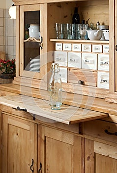 Sideboard in kitchen