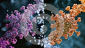 A sidebyside comparison of a control cell and a cell lacking functional ubiquitinproteasome system highlighting the photo