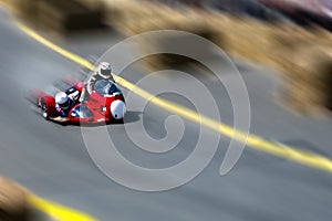 Sidecar motorcycle racing