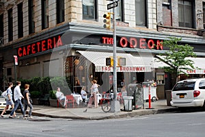 Sidewalk Cafe in New York City