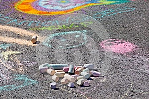 Sidewalk Chalk and Art