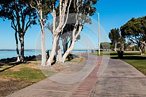 Sidewalk Through Chula Vista Bayfront Park