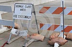 Sidewalk Closed