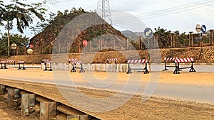 sidewalk installation work