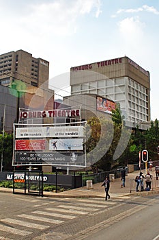 Sidewalk by the Joburg Theater