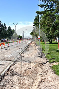 Sidewalk replacement and street renewal