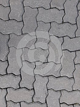 Sidewalk texture Grey Brick photo