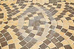 Sidewalk tile pattern