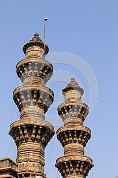 The shaking minarets close up photo