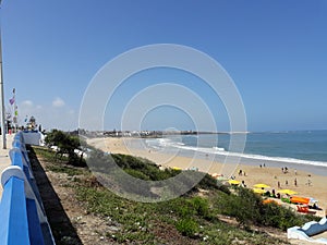 Sidi bouzid beach in el jadida, morocco photo
