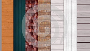 Siding samples