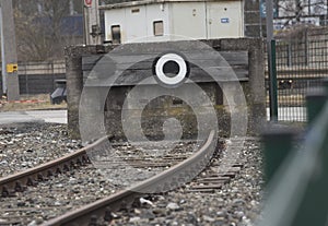 siding track in railroad traffic