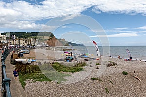 Sidmouth Beach, Sidmouth, Devon, UK