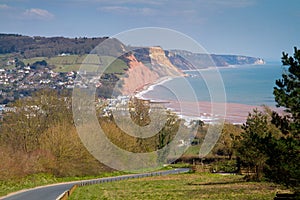 Sidmouth Coast East Devon England