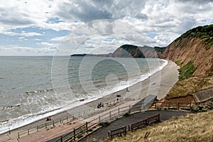 Sidmouth Beach, Devon, England, UK