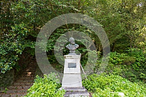 Siebold Statue at Site of the Former Siebold Residence in Nagasaki, Japan. Philipp Franz Balthasar