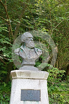 Siebold Statue at Site of the Former Siebold Residence in Nagasaki, Japan. Philipp Franz Balthasar